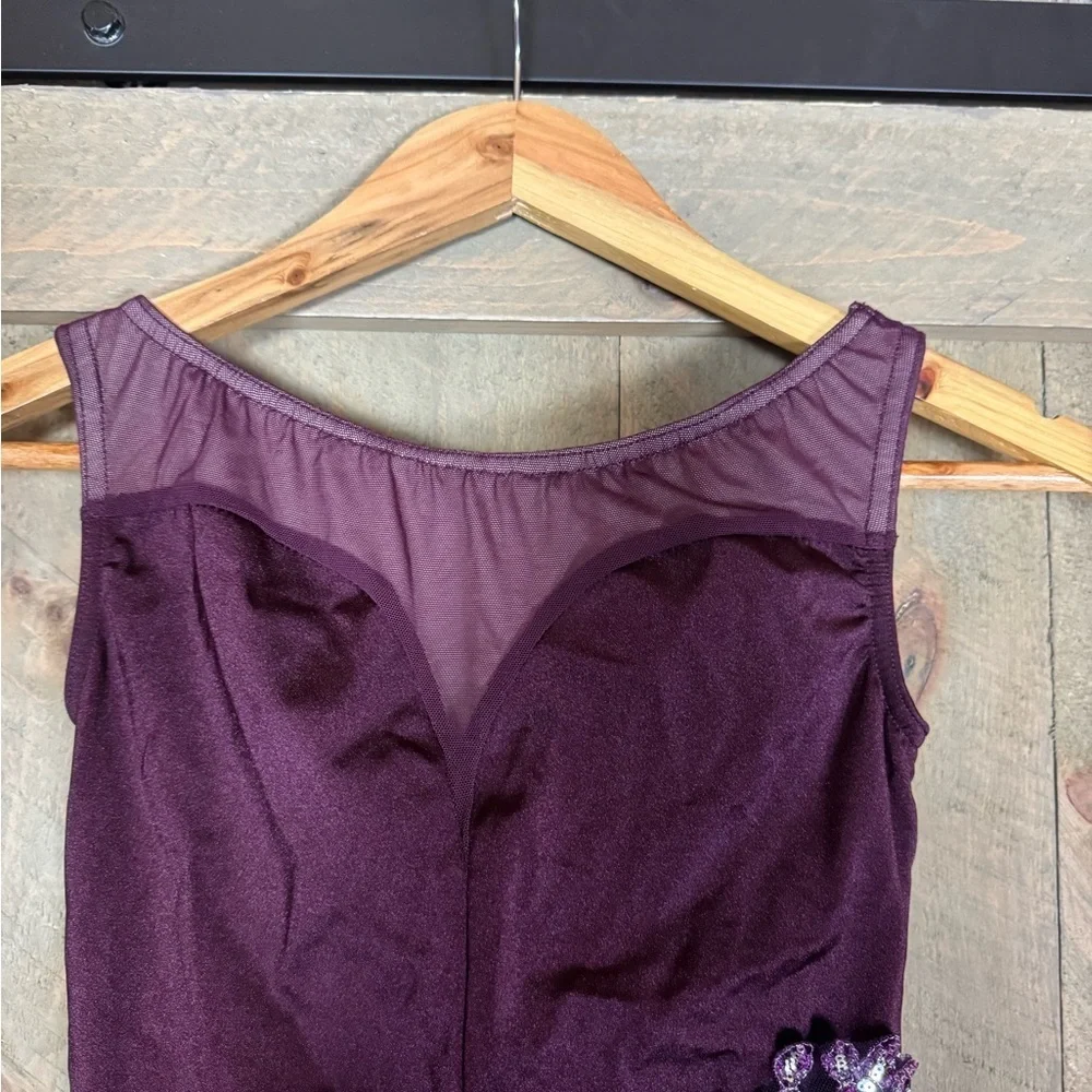 Weissman Charmeuse cutaway Chasing Cars dance costume / dress Size LC / 14